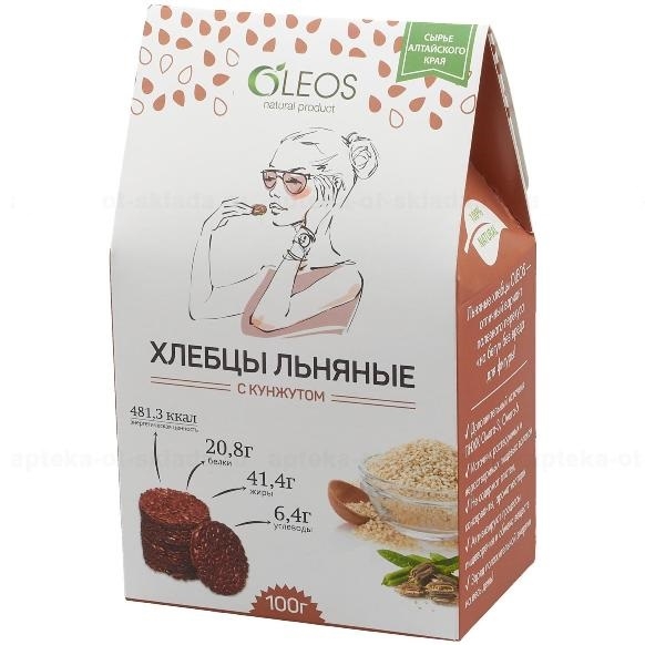 Хлебцы льняные купить в Москве, цена, доставка